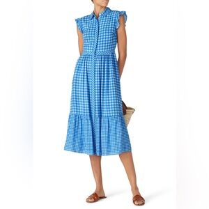 Draper James Flutter Sleeve Patio Shirtdress Size 4